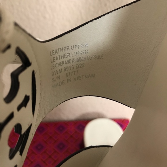 TORY BURCH BOMBÉ MILLER HEEL SANDAL SIZE 8.5-10 - Picture 10 of 16